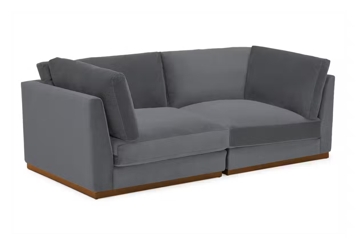 Holt Corner Chair Loveseat + Ottoman