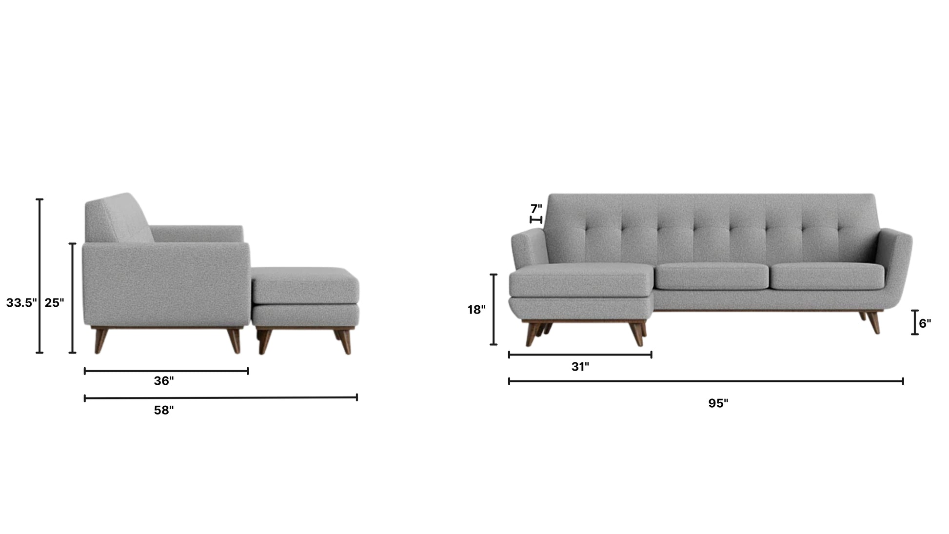 Hughes Reversible Sectional