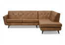 Switch Hughes Leather Sectional with Bumper 2 image