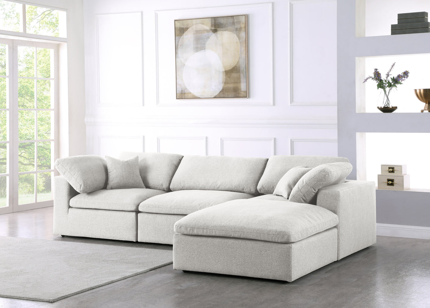 Meridian Serene Linen Cloud 4 pc L