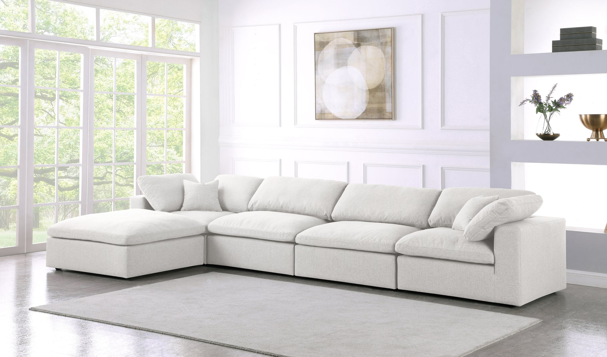 Meridian Serene Linen Cloud 5 pc L