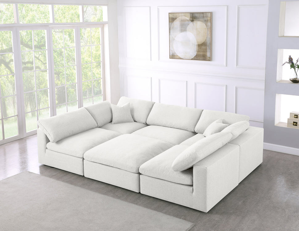 Meridian Serene Linen Cloud 6 pc bed