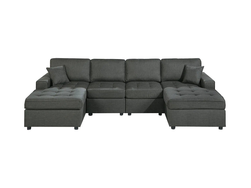 Double Chaise Sectional Sofa