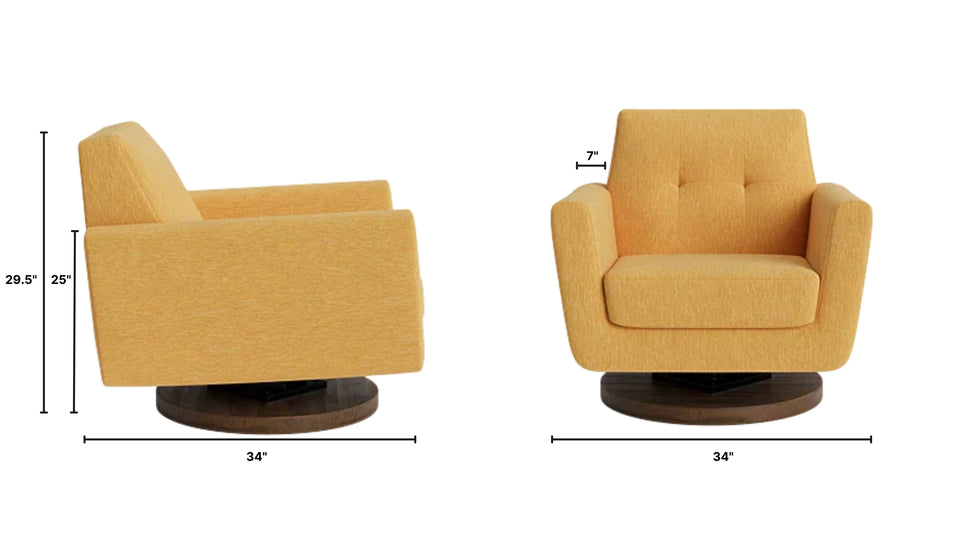 Hughes Swivel Chair