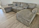 Switch Corduroy Double Chaise Sectional Sofa 2 image